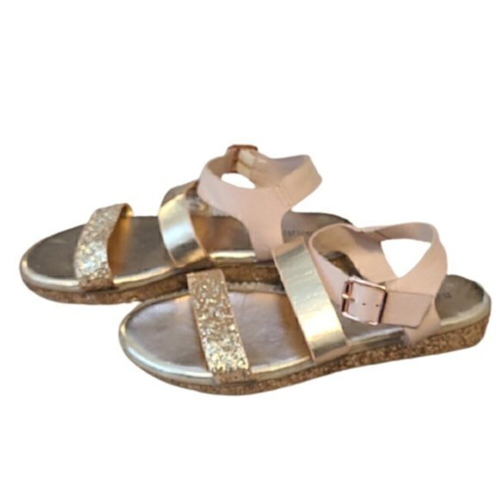 [Bamboo]Glitter Double Strap Flatform - Size 7 1/2